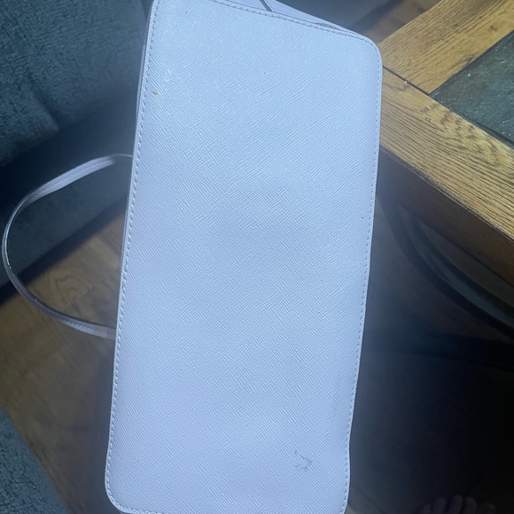 Pink polka dot Kate Spade purse - Picture 3 of 5